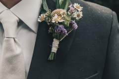 wild flower boutonniere